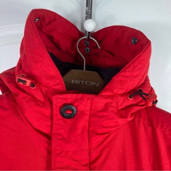 NWOT SUPERDRY Coat Men M Red Parka Long-Sleeve Button Down “Rookie” - Picture 7 of 14